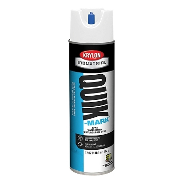 Krylon® Industrial Krylon® Quik-Mark™ APWA Water-Based Inverted Marking Paint, 17oz Aerosol, Brilliant White Krylon® Industrial Krylon® Quik-Mark™ APWA Water-Based Inverted Marking Paint, 17oz Aerosol, Brilliant White