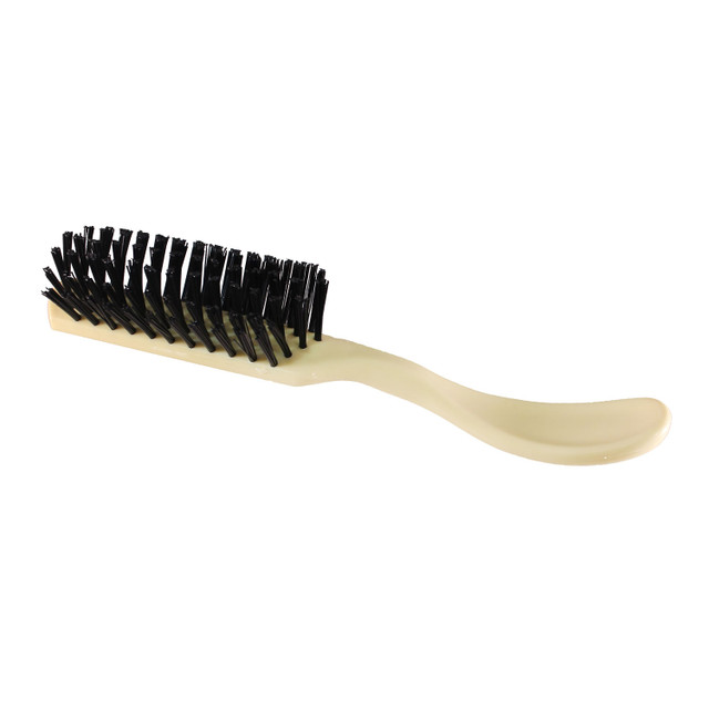 Dukal Corporation  HB01 Hair Brush, Adult, Ivory Handle with Nylon Bristles, 1/bg, 12 bg/bx, 24 bx/cs (24 cs/plt)