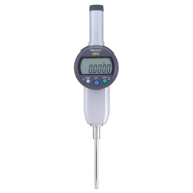 Mitutoyo 543-737B Electronic Drop Indicator: 0.00 mm Min, 1/2" Max, 0.000100" Accuracy, Lug Back