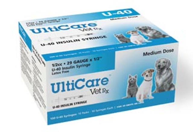 UltiMed, Inc.  09260 U-40 Syringe, 29G x ½", 1/2cc, 100/bx