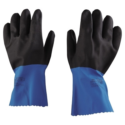 Newell Brands MAPA Professional StanZoil® NL-34 Gloves, Blue/Black, Rough Finish, X-Large