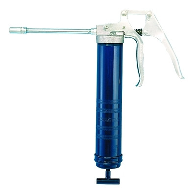 Lincoln Industrial Pistol Grip Heavy-Duty Grease Gun, 14.5 oz Cartridge,  5 in Extension/Coupler