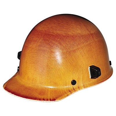 MSA Skullgard®  Protective Caps and Hats, Fas-Trac Ratchet, Cap, Welders' Lugs Attached, Natural Tan