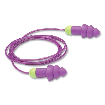 Moldex Rockets Reusable Earplugs, TPE, Cord, Bag Storage