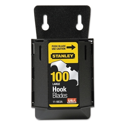 Stanley® Products Stanley® Large Hook Blade, 1-7/8 in L, With Dispenser, Steel