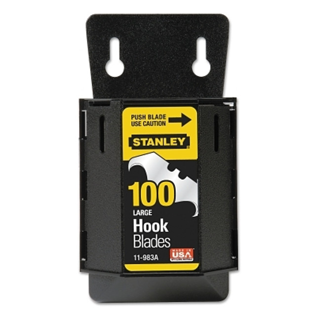 Stanley® Products Stanley® Large Hook Blade, 1-7/8 in L, With Dispenser, Steel Stanley® Products Stanley® Large Hook Blade, 1-7/8 in L, With Dispenser, Steel