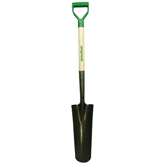 The AMES Companies, Inc. UnionTools® Drain Spade, 16 in L x 6 in W Blade, 27 in Hardwood Poly D-Grip Handle The AMES Companies, Inc. UnionTools® Drain Spade, 16 in L x 6 in W Blade, 27 in Hardwood Poly D-Grip Handle