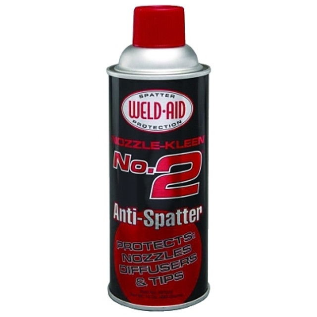 Weld-Aid 007022 Nozzle-Kleen #2® Anti-Spatter, 16 oz Aerosol Can, Clear