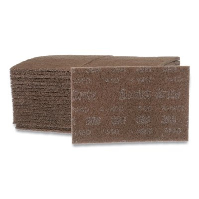 3M™ Scotch-Brite™ Hand Pad, 7440B, Medium, Aluminum Oxide, Tan, 40 EA/CA 3M™ Scotch-Brite™ Hand Pad, 7440B, Medium, Aluminum Oxide, Tan, 40 EA/CA