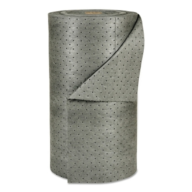 Brady® Brady® SPC® MRO Plus™ Absorbent, Absorbs 38 gal, 30 in W x 150 ft L, Medium Weight, Double Perforated, 3-Ply, Roll