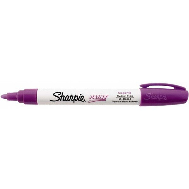 Sharpie 35562 Paint Pen Marker: Magenta, Oil-Based, Medium Point