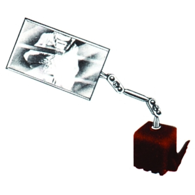 Ullman Heavy Duty Inspection Mirror, 2-1/8 in x 3-1/2 in,  All-Angle Ball Joint Handle