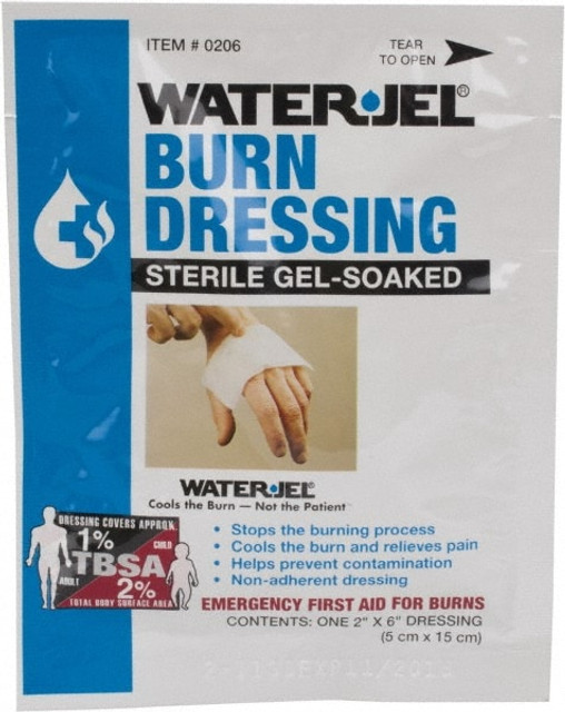 North 049078 6" Long x 2" Wide, General Purpose Gel Soaked Burn Dressing