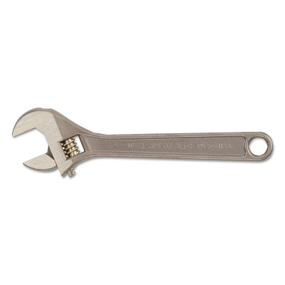 Ampco Safety Tools Ampco Safety Tools® Adjustable End Wrenches, 12 in L, 1-1/2 in Opening, Corrosion Resistant