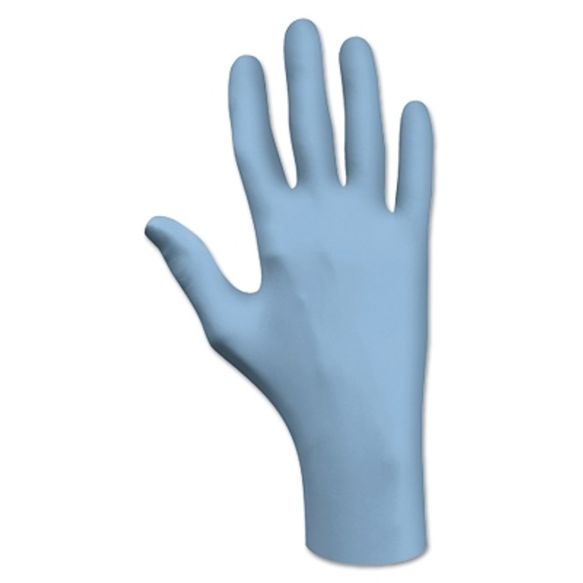 SHOWA® 7005PFL 7005 Series Disposable Nitrile Gloves, Powder Free, 4 mil, Large, Blue