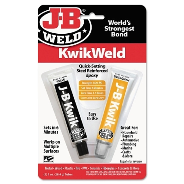 J-B Weld Cold Weld Compound, 2 oz, Dark Gray