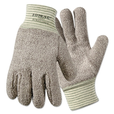 Wells Lamont Jomac String Knit Gloves, X-Large, Knit-Wrist, Brown/White