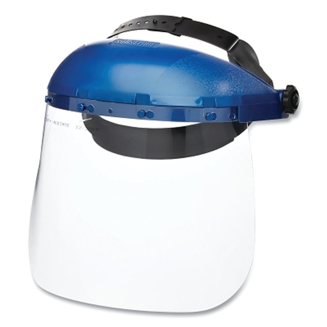 SureWerx® Sellstrom® 390 Series Single Crown, Window and Ratcheting Headgear, Clear, 12 in L x 7 in H