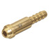 Western Enterprises Inert Arc Nipple, 200 PSIG, Brass, 2-7/32 in, 1/8 in Hose ID