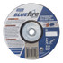 Saint-Gobain Norton Bluefire® Type 27 Depressed Center Wheel, 6 in x 1/8 x 5/8-11, 24 Grit, Zirconia Alumina