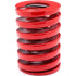 Associated Spring Raymond ASM 27 X 55 Die Spring: 27 mm Hole Dia, 13.5 mm Rod Dia, 55 mm Free Length, Red