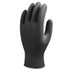 SHOWA® 7700PFTXL 7700 Series Nitrile Gloves, Rolled Cuff, X-Large, Black
