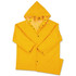 ORS Nasco Anchor Brand 48 in Raincoat with Detachable Hood, 0.35 mm, PVC over Polyester, Yellow, 4X-Large