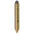 Apex Tool Group Crescent Lufkin® Inage Oil Gauging Plumb Bob, 1 in dia, 6.75 in L, Solid Brass, SAE/Metric