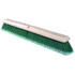 Weiler® Perma-Sweep Floor Brush, 24 in Foam Block, 3in Trim L, Flagged Green Polystyrene