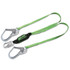 PIP Global Safety Miller® by PIP HP Lanyards with SofStop Shock Absorber, 6 ft, Locking Rebar Hooks, 2 Legs