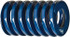 Associated Spring Raymond 304-210-D Die Spring: 1/2" Hole Dia, 9/32" Rod Dia, 2-1/2" Free Length, Blue