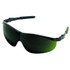 MCR Safety ST1 Series Protective Eyewear, Green Lens, Polycarbonate, Filter 5.0, Black Frame