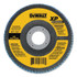 DeWalt® Type 29 Flap Disc, 4-1/2 in dia, 80 Grit, 5/8 in-11 TPI, Zirconia, 13300 RPM