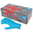 MCR Safety Nitrile Disposable Gloves, NitriShield™, Rolled Cuff, Unlined, Medium, Blue, 4 mil Thick, Powder Free