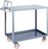 Little Giant. ERLG-3048-BRK Shelf Utility Cart: Steel, Gray