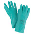 Ansell AlphaTec® Solvex® 37-145 Nitrile Gloves, Gauntlet Cuff, Unlined, Size 10, Green, 11 mil