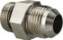 Eaton 202702-10-10S Steel Flared Tube Straight Thread Connector: 5/8" Tube OD, 5/8 Thread, 37 ° Flared Angle