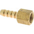 CerroBrass P-209A-4A Barbed Hose Fitting: 1/8" x 1/4" ID Hose, Female Connector