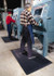 Notrax 474S0035BL Anti-Fatigue Mat: 60" Length, 36" Wide, 1/2" Thick, CFR Rubber, Beveled Edge, Heavy-Duty