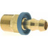 Eaton 10006B-106 Barbed Push-On Hose Male Connector: 3/8-18 NPT, Brass, 3/8" Barb