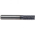 Emuge 2887A.008 8mm Diam 8-Flute 40° Solid Carbide 0.08mm Chamfer Length Square Roughing & Finishing End Mill