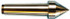 Riten 69412 1-51/64" Head Diam, Carbide-Tipped Steel Standard Point Solid Dead Center