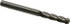 Hertel E5060016 Ball End Mill: 0.25" Dia, 1.125" LOC, 4 Flute, Solid Carbide