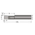 Scientific Cutting Tools LHB2001000 Boring Bar: 0.2" Min Bore, 1" Max Depth, Left Hand Cut, Submicron Solid Carbide