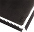 Notrax 041M0003BL Anti-Fatigue Modular Tile Mat: Dry Environment, 36" Length, 2" Wide, 1/2" Thick, Black