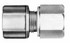 MSC 0608.056 Compression Tube Connector: 1/2 & 5/8-20" Thread, 3/8" Tube OD, Compression x Compression