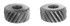 MSC MML-0.5 Standard Knurl Wheel: 0.394" Dia, 90 ° Tooth Angle, 51 TPI, Diagonal, High Speed Steel