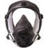 North RU65002L Full Face Respirator: Silicone, Threaded, Large