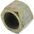 MSC 444034BR Hex Nut: 5/8-18, Grade L9 Steel, Zinc Yellow Dichromate Cad & Waxed Finish