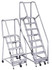 PW Platforms BS7SH30 Steel Rolling Ladder: 7 Step